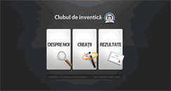 Desktop Screenshot of clubinventica.cnprsv.ro