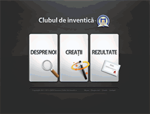 Tablet Screenshot of clubinventica.cnprsv.ro